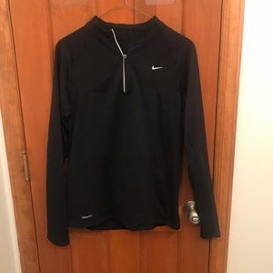Nike 1/4 zip long sleeve running shirt